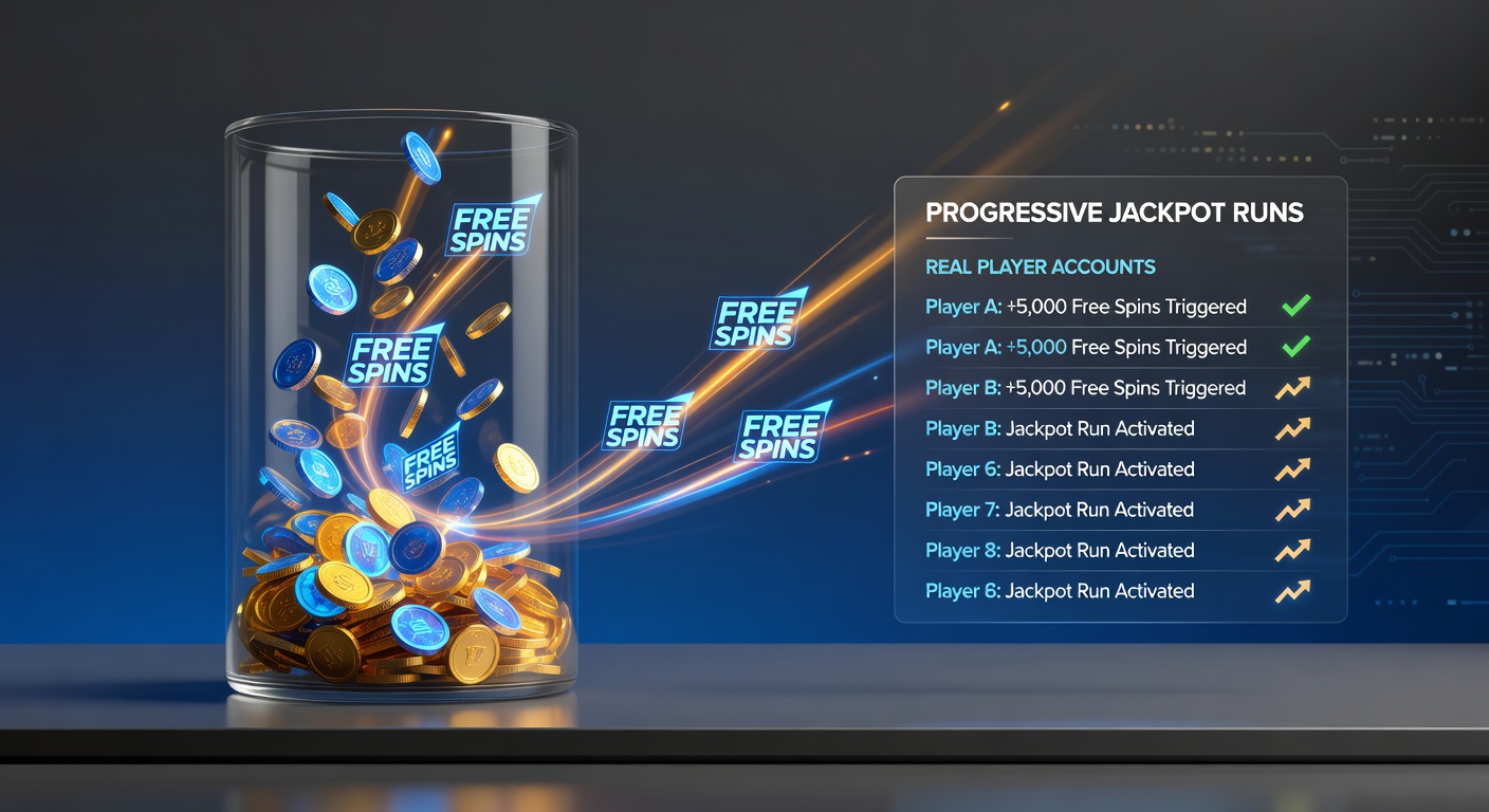 Close-up of a mobile slot screen showing cascading symbols exploding during free spins, building toward a glowing progressive jackpot trigger