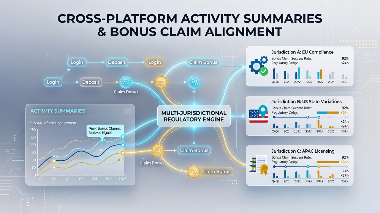 Player activity timeline illustrating bonus claims aligned with regional payout clusters