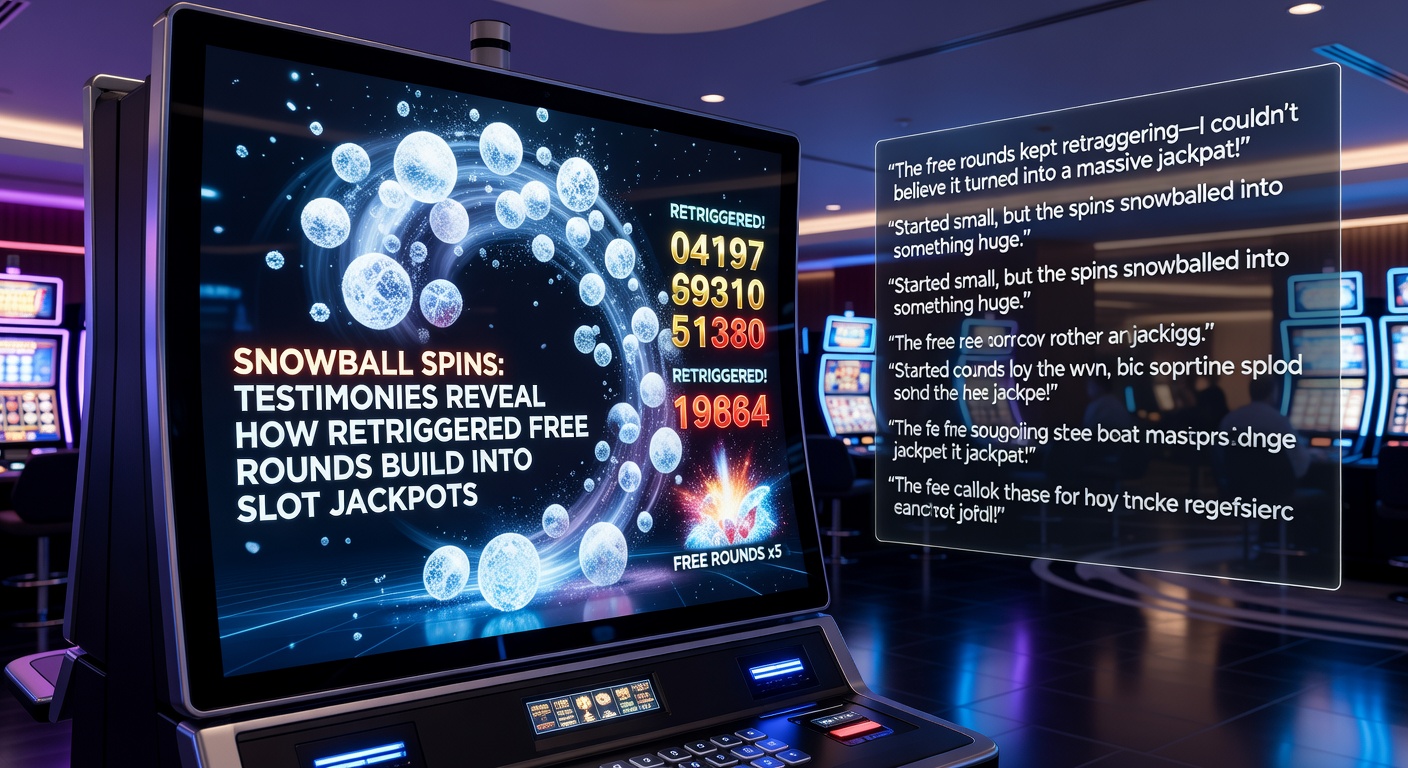 Player's casino account dashboard displaying a snowballing free spin tally climbing from 15 to over 100 rounds, with jackpot meter filling rapidly alongside table game balance transfers