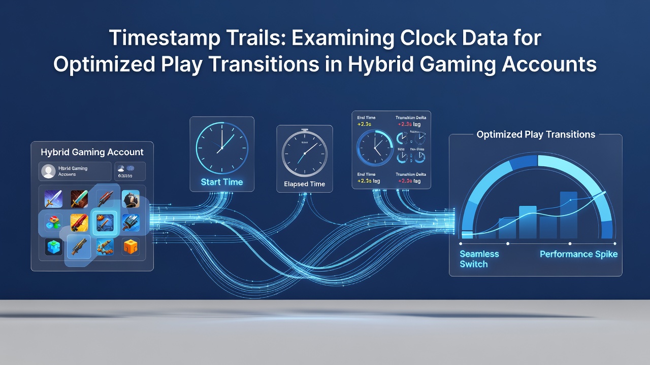 Detailed graph of clock data showing transition intervals between slots and tables in hybrid accounts